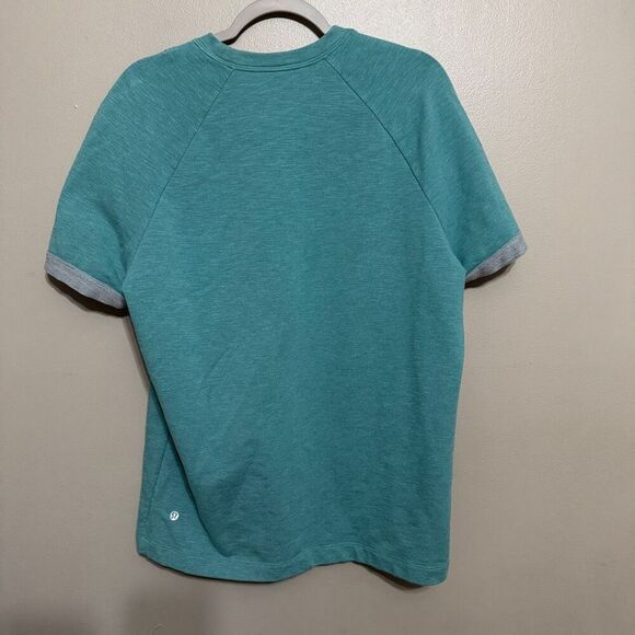 Lululemon Roll Out Crew Short Sleeve teal size large - Picture 3 of 6
